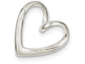 FJC Finejewelers Sterling Silver Heart Pendant Necklace - Chain Included
