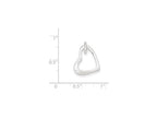 FJC Finejewelers Sterling Silver Heart Pendant Necklace - Chain Included