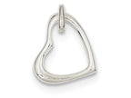 FJC Finejewelers Sterling Silver Heart Pendant Necklace - Chain Included