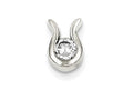 FJC Finejewelers Sterling Silver Cubic Zirconia Pendant Necklace - Chain Included