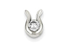 FJC Finejewelers Sterling Silver Cubic Zirconia Pendant Necklace - Chain Included