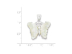 FJC Finejewelers Sterling Silver White Shell Butterfly Pendant Necklace - Chain Included