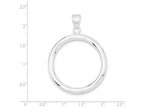 FJC Finejewelers Sterling Silver Circle Pendant Necklace - Chain Included