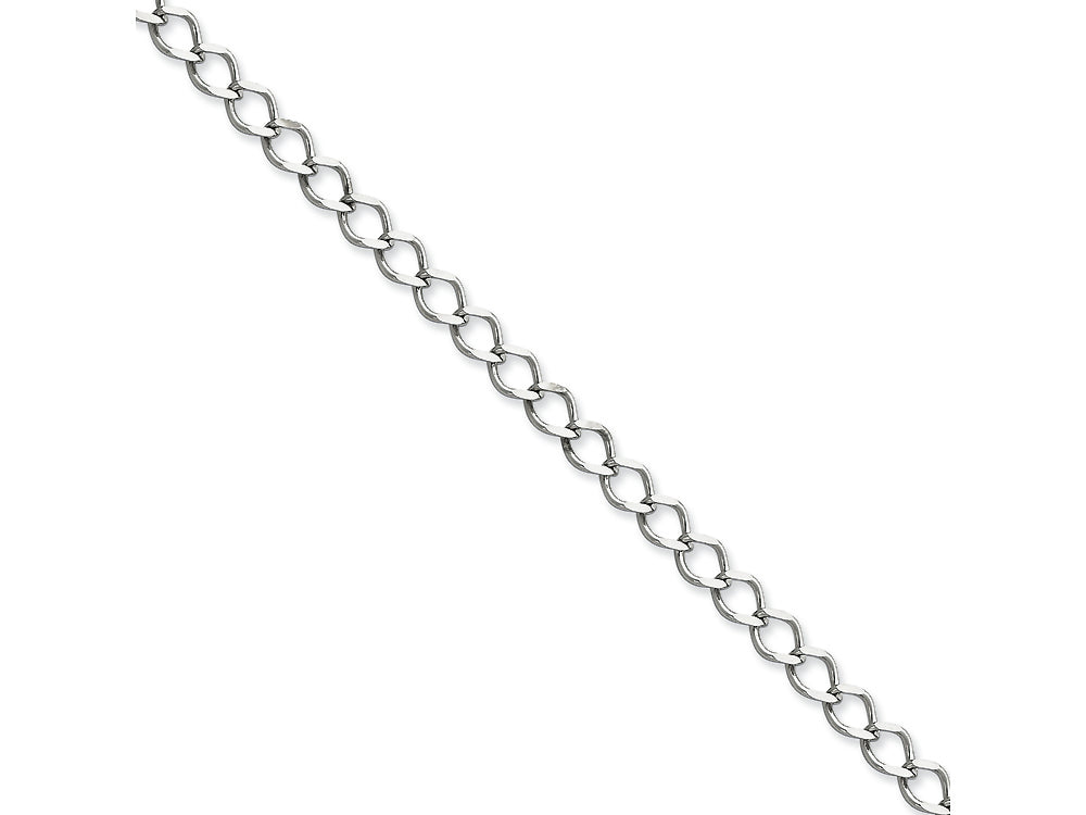 FJC Finejewelers Sterling Silver 5.75mm Fancy Pendant Necklace Chain - Chain Included
