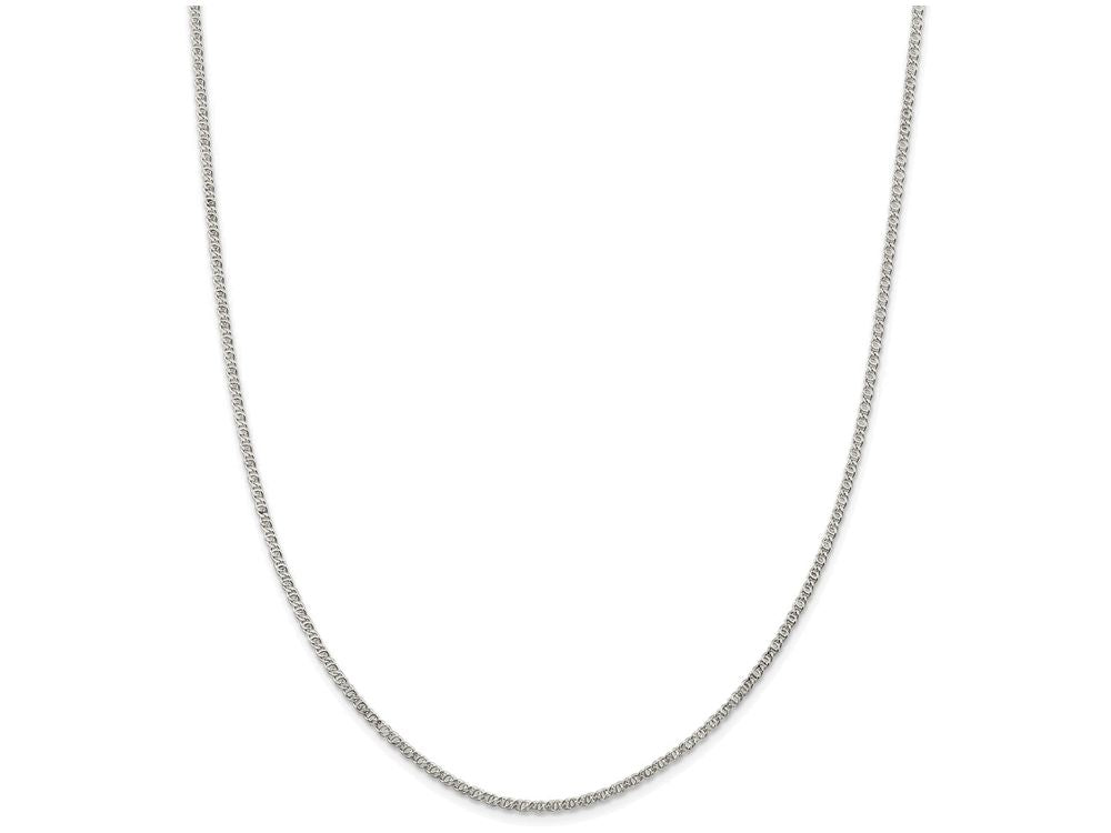 FJC Finejewelers Sterling Silver 2mm Fancy Anchor Pendant Necklace Ankle Bracelet Chain - Chain Included