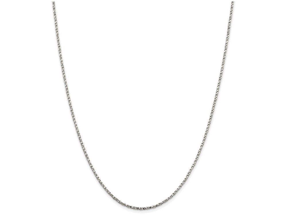 FJC Finejewelers 18 Inch Sterling Silver 1.75mm Twisted Box Chain Necklace