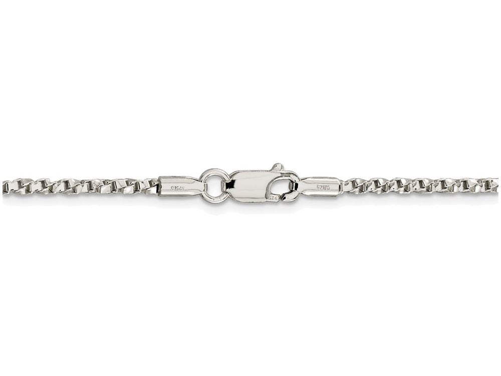 FJC Finejewelers 18 Inch Sterling Silver 2.25mm Twisted Box Chain Necklace