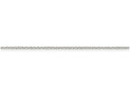 FJC Finejewelers 16 Inch Sterling Silver 0.5mm Fancy Rolo Chain Necklace