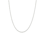 FJC Finejewelers 16 Inch Sterling Silver 0.5mm Fancy Rolo Chain Necklace