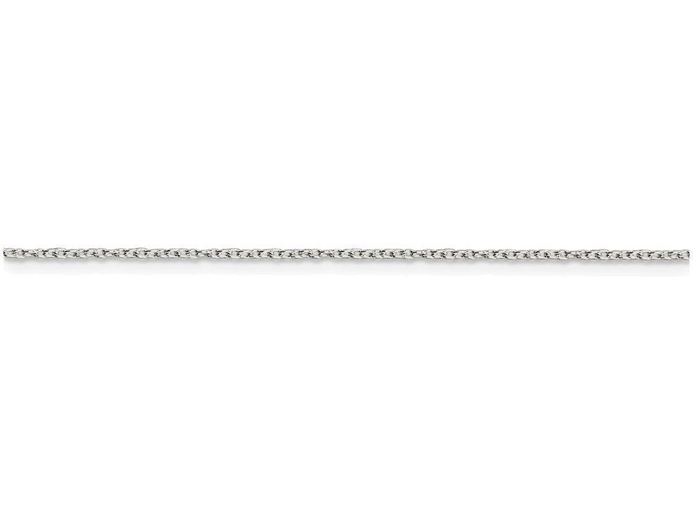 FJC Finejewelers 16 Inch Sterling Silver 0.5mm Fancy Rolo Chain Necklace