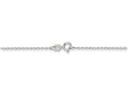 FJC Finejewelers 16 Inch Sterling Silver 0.5mm Fancy Rolo Chain Necklace