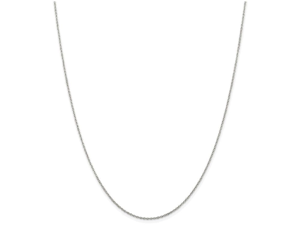 FJC Finejewelers 16 Inch Sterling Silver 0.5mm Fancy Rolo Chain Necklace