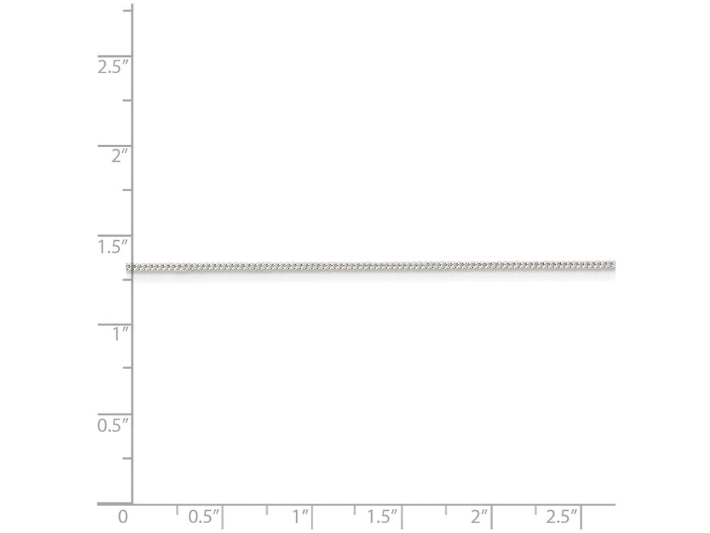 FJC Finejewelers 16 Inch Sterling Silver Open Curb Chain Necklace