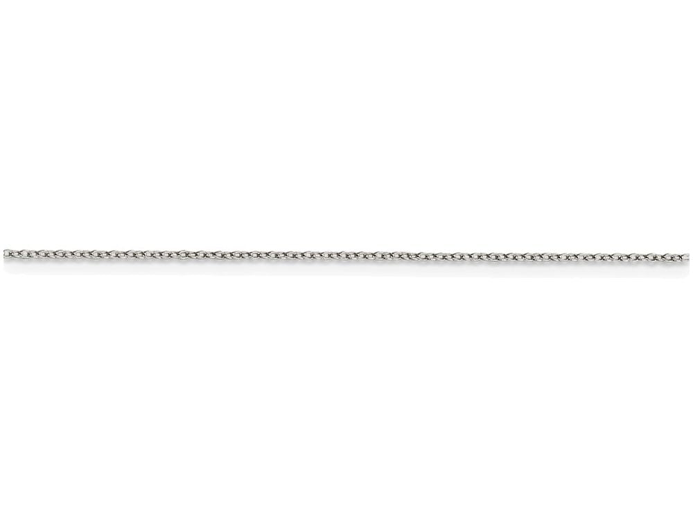 FJC Finejewelers 16 Inch Sterling Silver 1mm Rhodium Curb Chain Necklace
