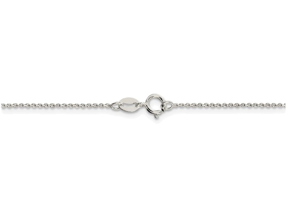 FJC Finejewelers 16 Inch Sterling Silver 0.5mm 8 Sided bright-cut Cable Chain Necklace