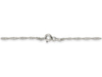FJC Finejewelers 16 Inch Sterling Silver 1mm Cable Chain Necklace