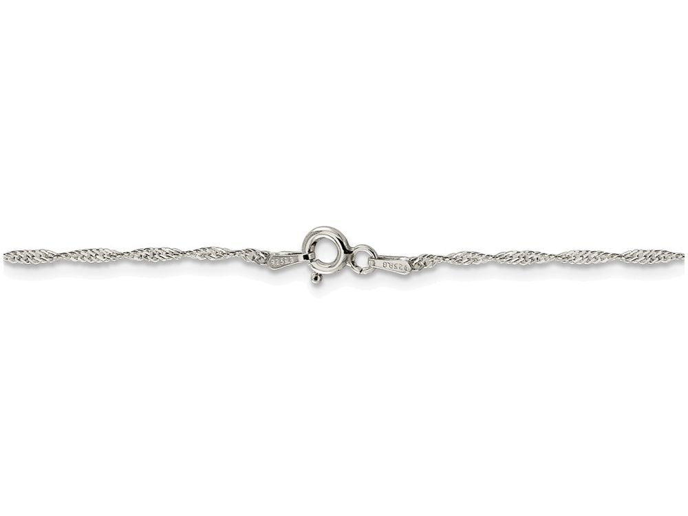 FJC Finejewelers 16 Inch Sterling Silver 1mm Cable Chain Necklace