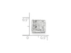 FJC Finejewelers Sterling Silver Tie Tac