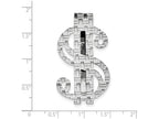 FJC Finejewelers Sterling Silver Dollar Sign Money Clip