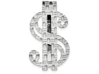 FJC Finejewelers Sterling Silver Dollar Sign Money Clip