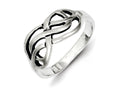 FJC Finejewelers Sterling Silver Antiqued Knot Ring