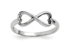 FJC Finejewelers Sterling Silver Infinity Heart Ring