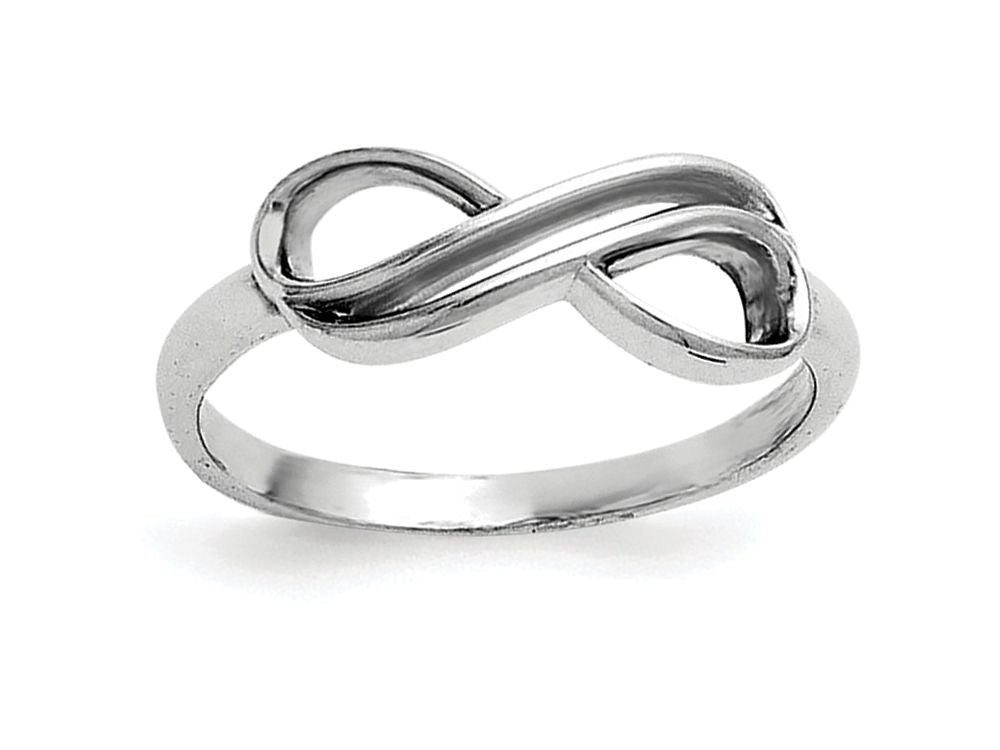 FJC Finejewelers Sterling Silver Overlap Infinity Ring