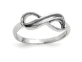 FJC Finejewelers Sterling Silver Overlap Infinity Ring