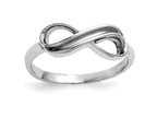 FJC Finejewelers Sterling Silver Overlap Infinity Ring