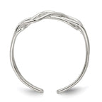 FJC Finejewelers Sterling Silver Infinity Solid Toe Ring