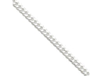 FJC Finejewelers 18 Inch Sterling Silver 6.5mm bright-cut Curb Chain Necklace