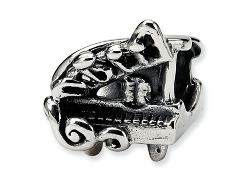 Reflections™ Sterling Silver Baby Grand Piano Bead / Charm