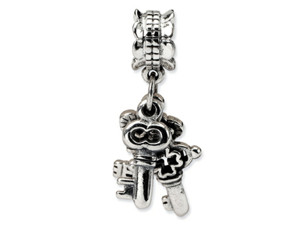 Reflections™ Sterling Silver Keys Dangle Bead / Charm