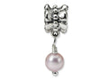 Reflections™ Sterling Silver Pink Cultured Pearl Dangle Bead / Charm