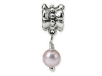 Reflections™ Sterling Silver Pink Cultured Pearl Dangle Bead / Charm