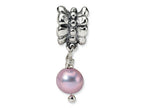 Reflections™ Sterling Silver Lavender Freshwater Cultured Pearl Dangle Bead / Charm