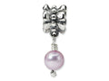 Reflections™ Sterling Silver Grey Cultured Pearl Dangle Bead / Charm