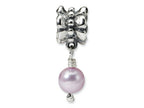 Reflections™ Sterling Silver Grey Cultured Pearl Dangle Bead / Charm