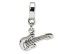 Reflections™ Sterling Silver Electric Guitar Bead / Charm