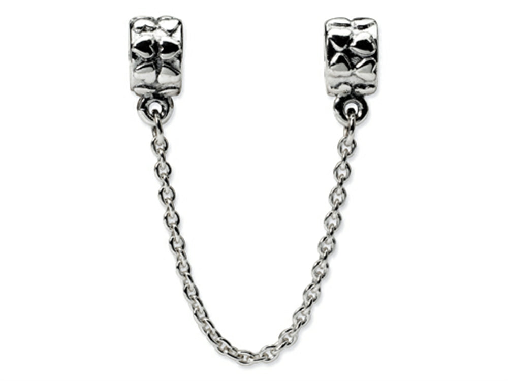 Reflections™ Sterling Silver Security Chain Heart Bead / Charm