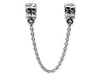 Reflections™ Sterling Silver Security Chain Heart Bead / Charm