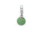 Reflections™ Sterling Silver August Preciosa Crystal Ball Dangle Bead / Charm