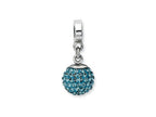 Reflections™ Sterling Silver December Preciosa Crystal Ball Dangle Bead / Charm