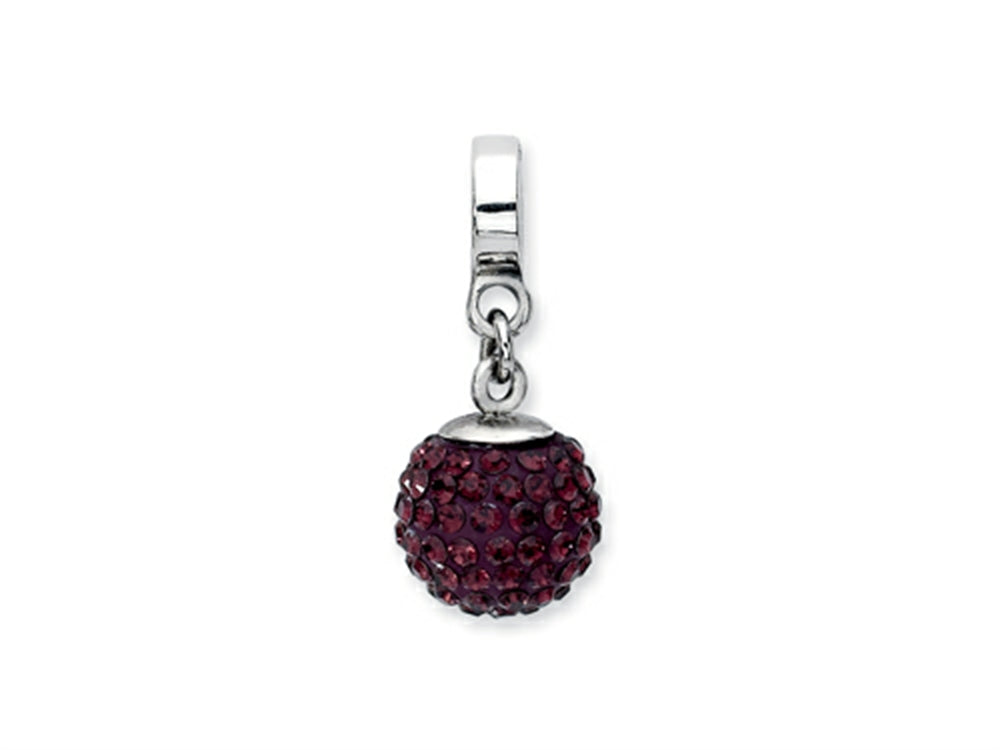 Reflections™ Sterling Silver June Preciosa Crystal Ball Dangle Bead / Charm
