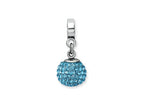 Reflections™ Sterling Silver March Preciosa Crystal Ball Dangle Bead / Charm
