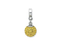 Reflections™ Sterling Silver November Preciosa Crystal Ball Dangle Bead / Charm