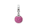 Reflections™ Sterling Silver October Preciosa Crystal Ball Dangle Bead / Charm