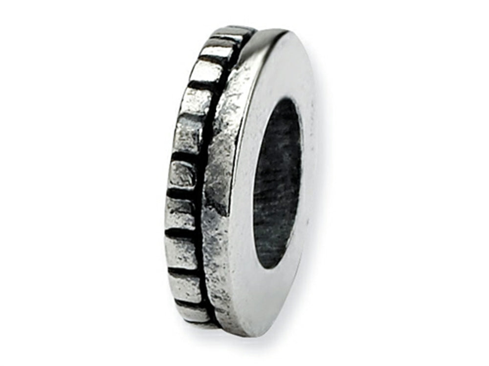 Reflections™ Sterling Silver Notched Spacer Bead / Charm