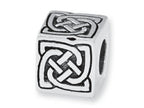 Reflections™ Sterling Silver Celtic Block Bead / Charm