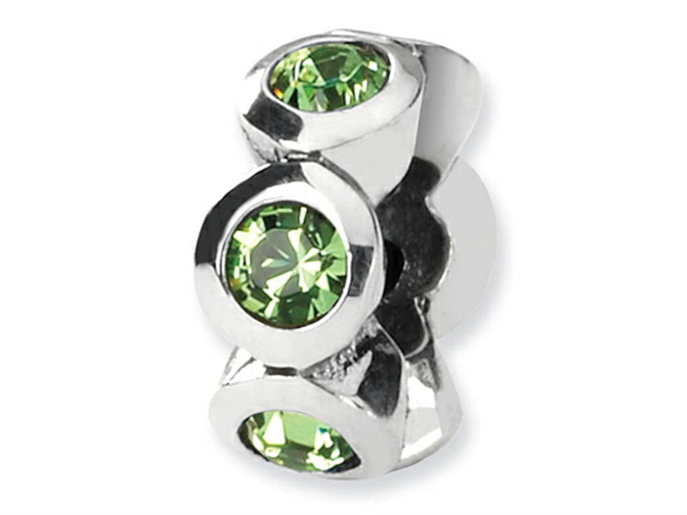 Reflections™ Sterling Silver August Preciosa Crystal Birth Month Bead / Charm